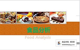 食品行業PPT模板