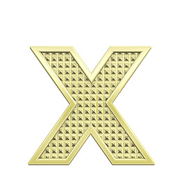 一個小寫字母的字符集滾花金