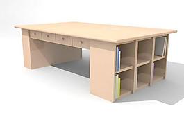 室內(nèi)家具之辦公桌0023D模型