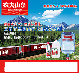 農夫山泉 火車