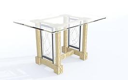 歐式家具桌子0523D模型