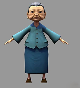 老太太模型