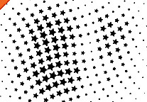 免費矢量半調星設計元素矢量