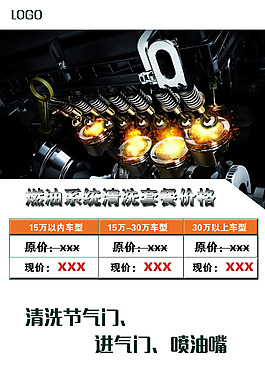 A4汽車燃油系統(tǒng)清洗套餐海報