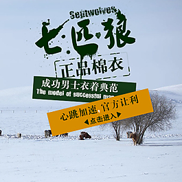 七匹狼設(shè)計(jì)海報(bào)素材模塊