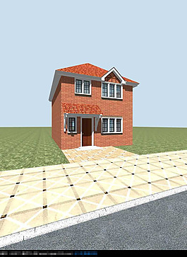 3d建筑別墅模型