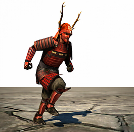 日本武士模型