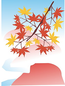 楓樹風景畫