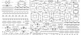 N多用花边矢量素材