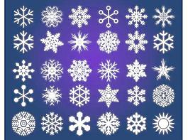 雪花矢量素材