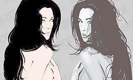 女性矢量素材