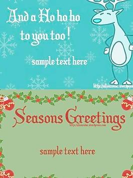 美麗的圣誕節元素矢量素材