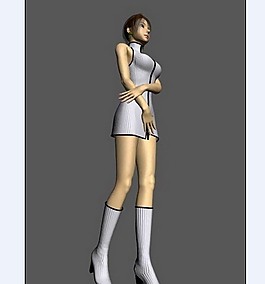靓女模型