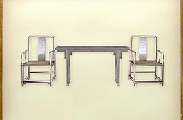 中國古典家具古典家具組合0033D模型