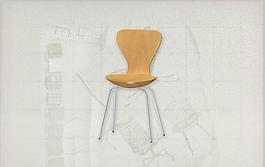 現代主義風格之名家作品3D模型JACOBSEN