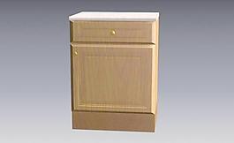 櫥具典范之櫥柜3D模型B-016