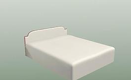 當(dāng)代 、現(xiàn)代家具床3D模型D-003