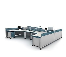 辦公桌3D模型