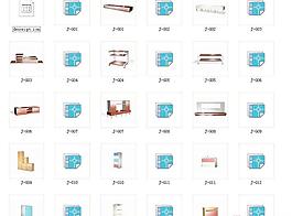 室內(nèi)家具和燈具等的模型八