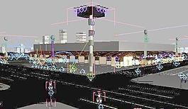 華聯(lián)超市規(guī)劃3D模型圖