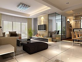 現(xiàn)代時(shí)尚的客廳裝修