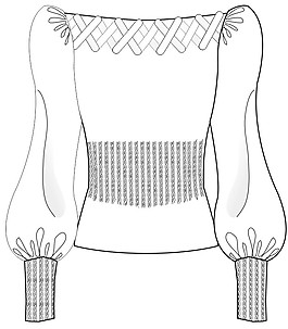 超個性平肩毛衫