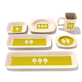 創(chuàng)意清新葉子餐具