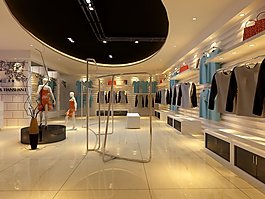 時(shí)尚的服裝店設(shè)計(jì)