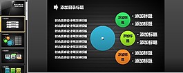 黑色玻璃質(zhì)感的藝術(shù)設(shè)計PowerPoint模板