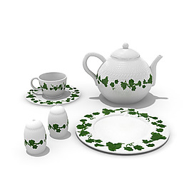 花紋茶具
