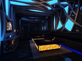 動(dòng)感時(shí)尚的KTV包廂