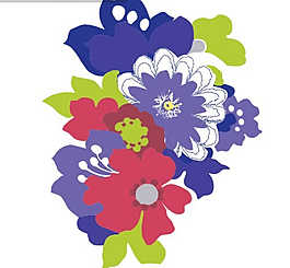 妇女女性花纹矢量图库