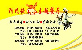 主題餐廳名片