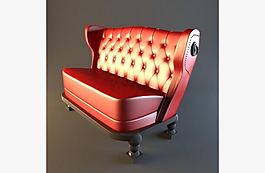 简欧沙发3D模型