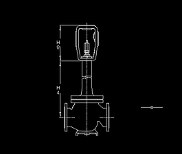 8012T17薩姆森氣動控制閥CAD圖紙