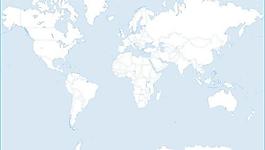 世界地图剪影矢量素材