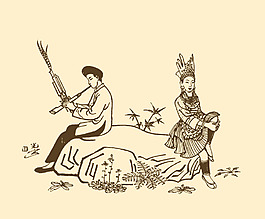 白描畫