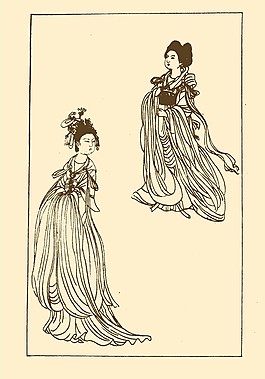 中國古代衣服白描