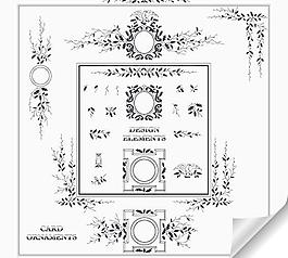 实用时尚花纹矢量素材1