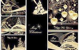 christmasbackground夢(mèng)幻圣誕背景矢量素材二