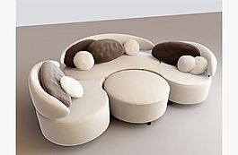 后現(xiàn)代沙發(fā)3D模型