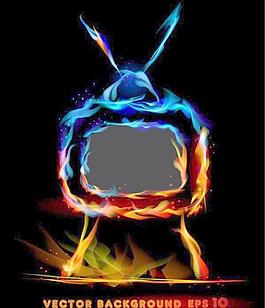 火焰效果矢量素材02