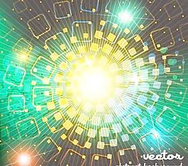 一個(gè)耀眼的星光璀璨的背景矢量素材01矢量素材