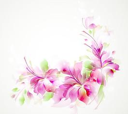 華麗的時(shí)尚花紋矢量素材01