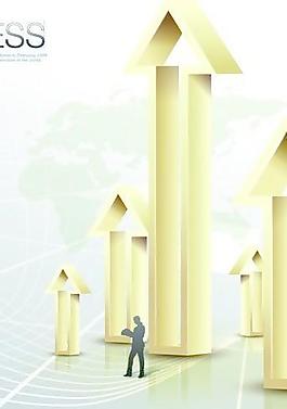商業海報商業應用箭頭矢量素材3