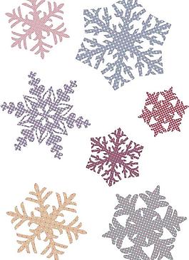 雪花模式向量