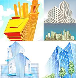 5辦公建筑矢量素材