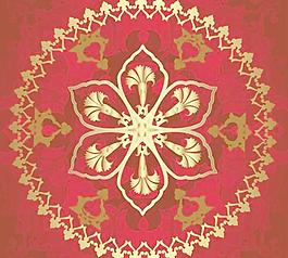 經典的金色花紋矢量素材03