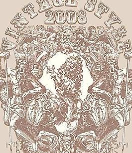 2008欧洲华丽的雕刻矢量