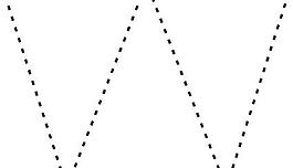 大写字母W的剪辑艺术